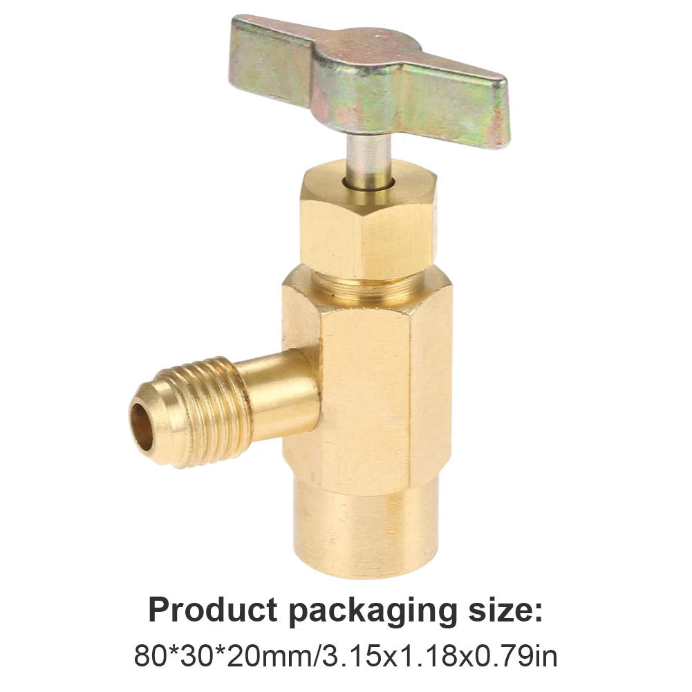 R1234A Self-Sealing Can Tap 1/2 Female Thread Refrigerant Can Bottle Tap Opener Self-Sealing Bottle Opener for Air Conditioning