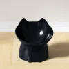 1pc Cat Bowl, Anti-Tip Plastic Raised Pet Feeding Dish with Tilted Edge, Neck Protection Kitty Food 6