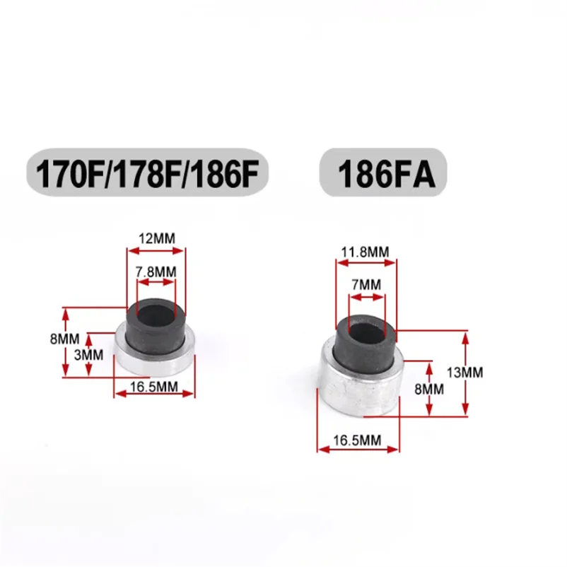 디젤 발전기 마이크로 경운기 인젝터 단열 슬리브 가스켓 170-188F
