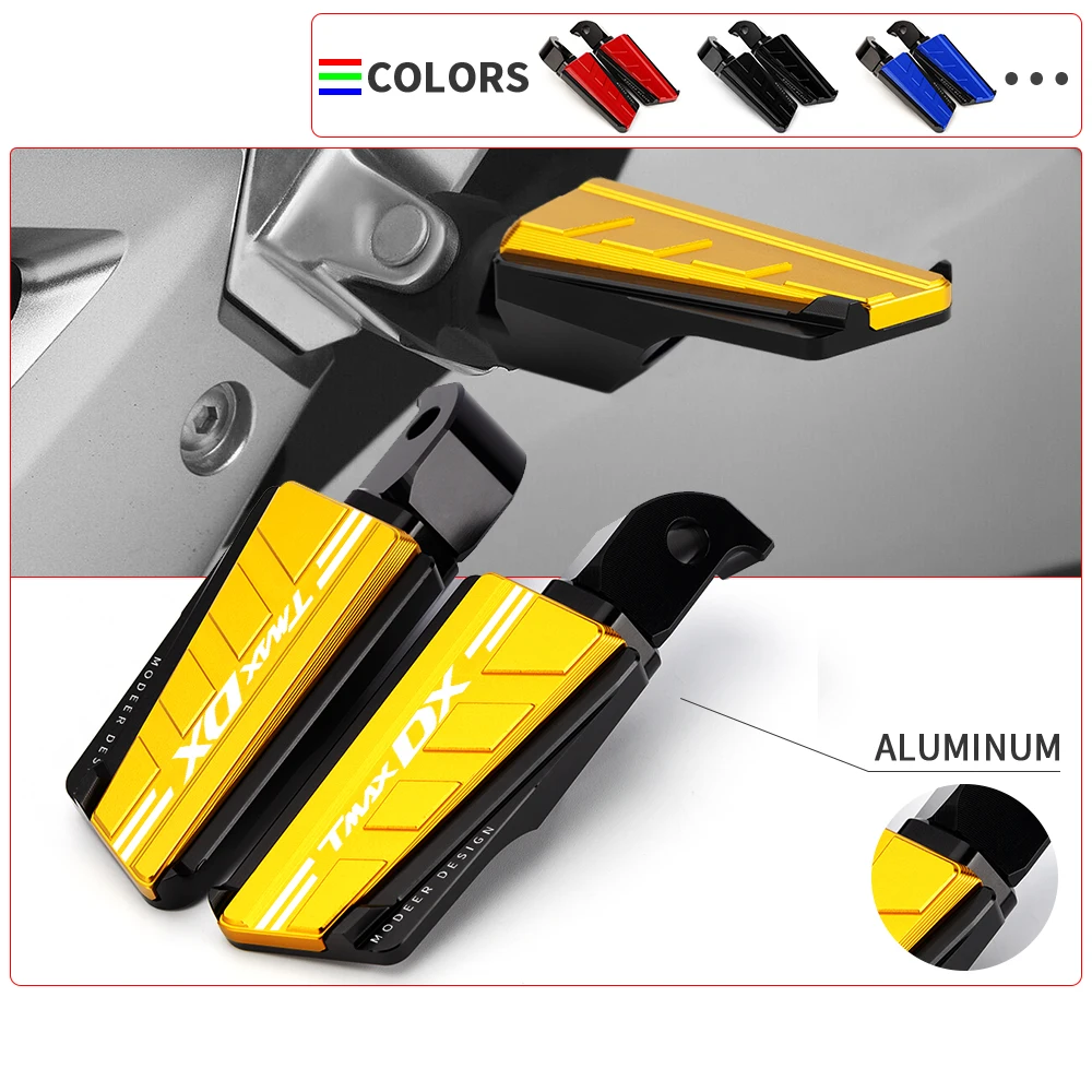 

For Yamaha TMAXDX TMAXSX TMAX530 TMAX560 TMAX DX SX TECHMAX Motorcycle Rear Pedal Parts Non-slip Pedal Passenger Footrest