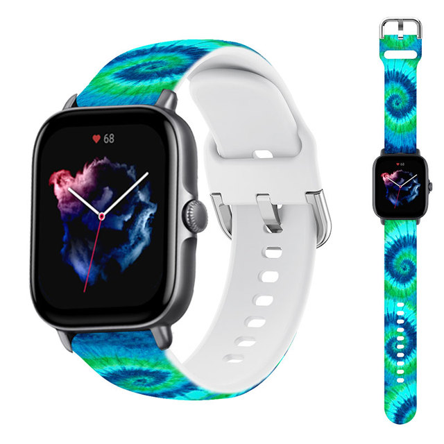 22mm silicone Bnad For Amazfit GTS/2/3/2e/GTS2 Mini/GTR 3 Pro/47mm/GTR2/stratos 2/3 Smartwatch Bracelet Amazfit bip strap