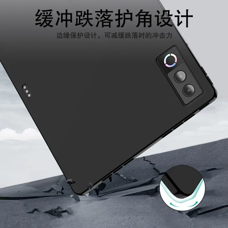 Black TPU Silicone Tablet Case - Soft Protective Cover