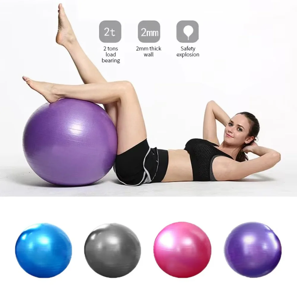 Yoga Ball Pilates Exercise Gymnastic Fitness Ball Balance Gym Fitness Yoga Core Indoor Training Equipment yoga ball gymnastics ball