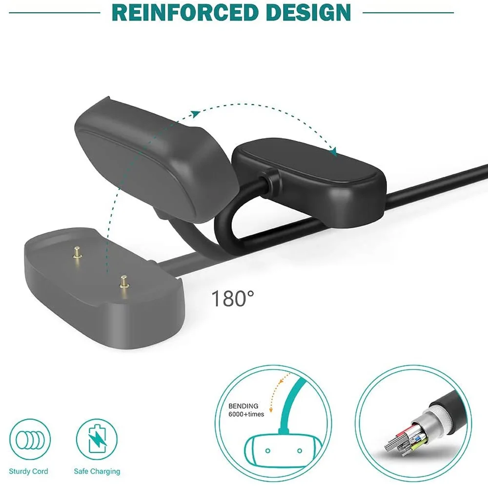Suporte de Silicone com Carregador para Amazfit Gtr Mini Bip Gtr 2e Gts2 Gts 2e Gts2 Gts4 Mini Pop Pro Bip u T-rex Pro - Image 2