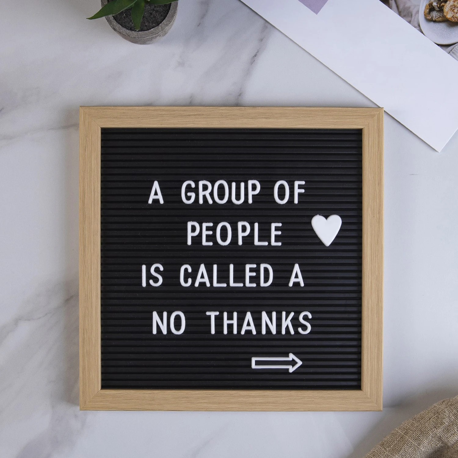Wooden photo frame props Handmade felt alphanumeric message board photo props home decoration 1PC