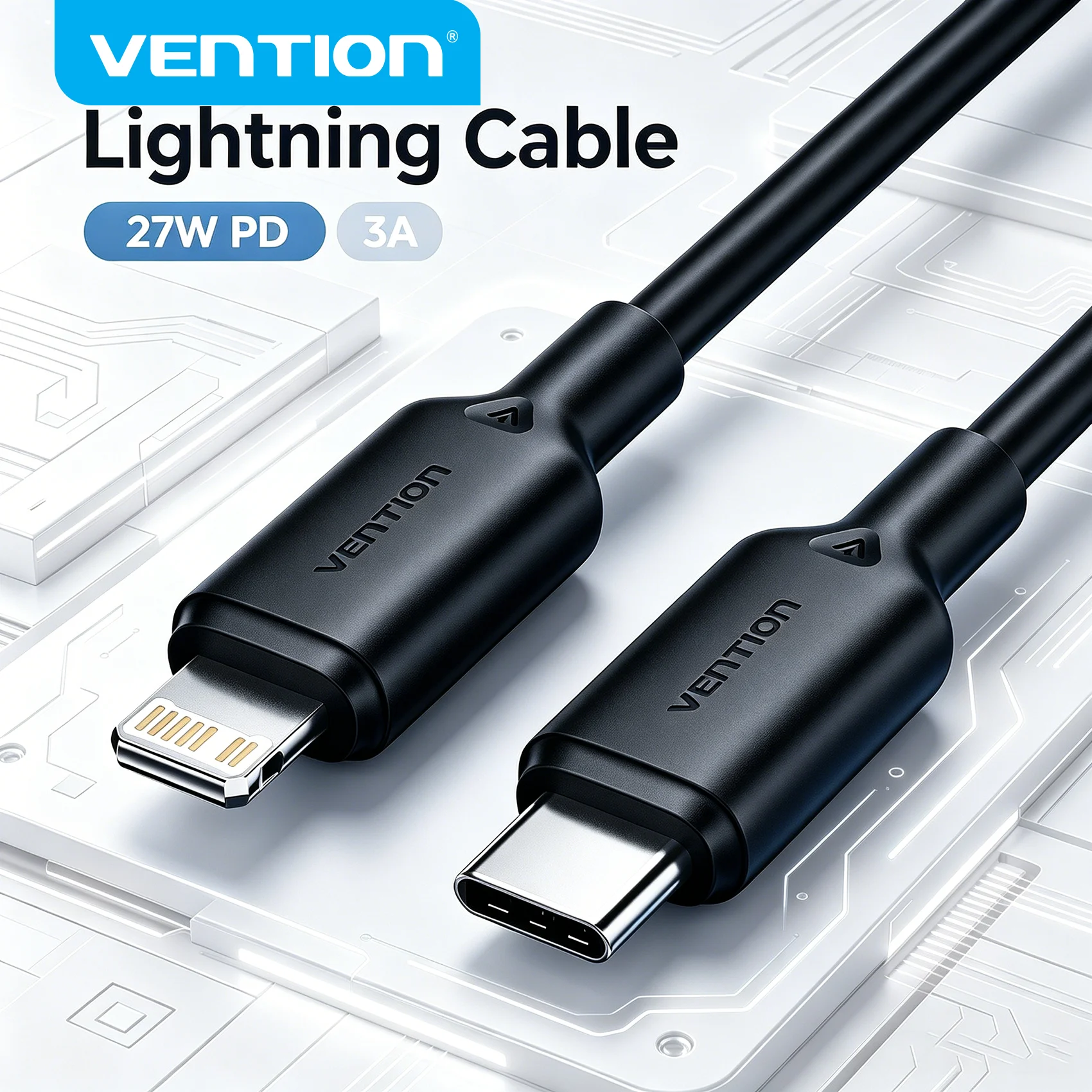Vention 27W USB-C to Lightning Fast Charging Cable