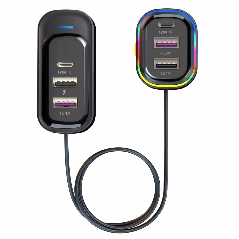 Car Charger Rear Type C Extension PD QC3 0 Mobile Phone Charging car-charger-rear-type-c-extension-pd-qc3-0-mobile-phone-charging