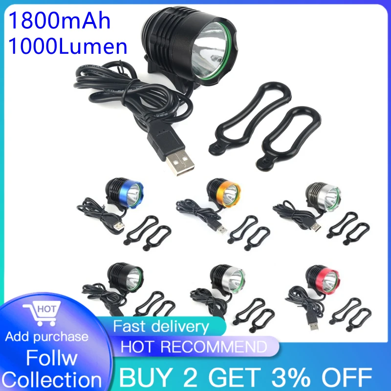 Luz-Bicicleta-Wiederaufladbare-Bike-Lichter-Vordere-Scheinwerfer ...