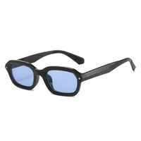Vintage Rectangle lunettes De soleil femme mode rétro lunettes De soleil femme Orange miroir lunettes marque concepteur dégradé Oculos De Sol 4