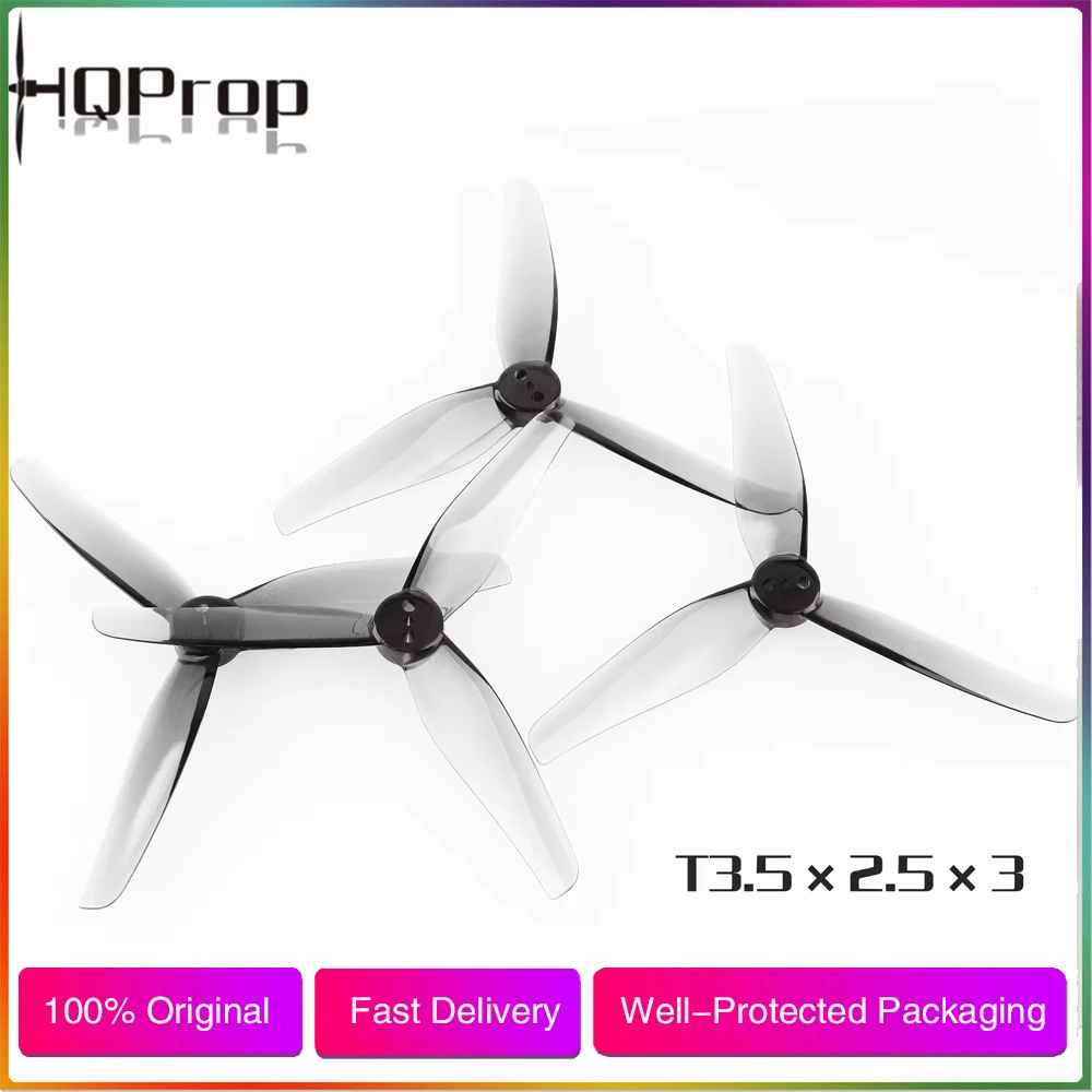 Hélices Drone 3.5 Pouces 3 Lames Polycarbonate Lot 2/4 Paires