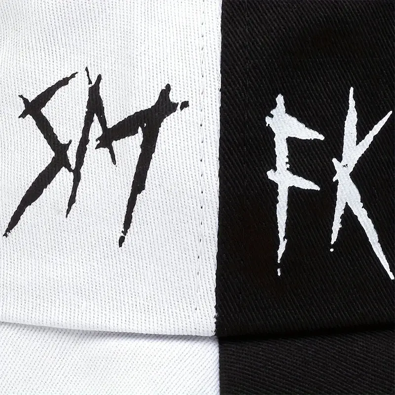 Description Picture 5 of itemUnisex Double Sided Wearable Eye Graffiti Print Personality Bucket Hats Fishermen Caps Outdoor Casual Cap Sunscreen Hat