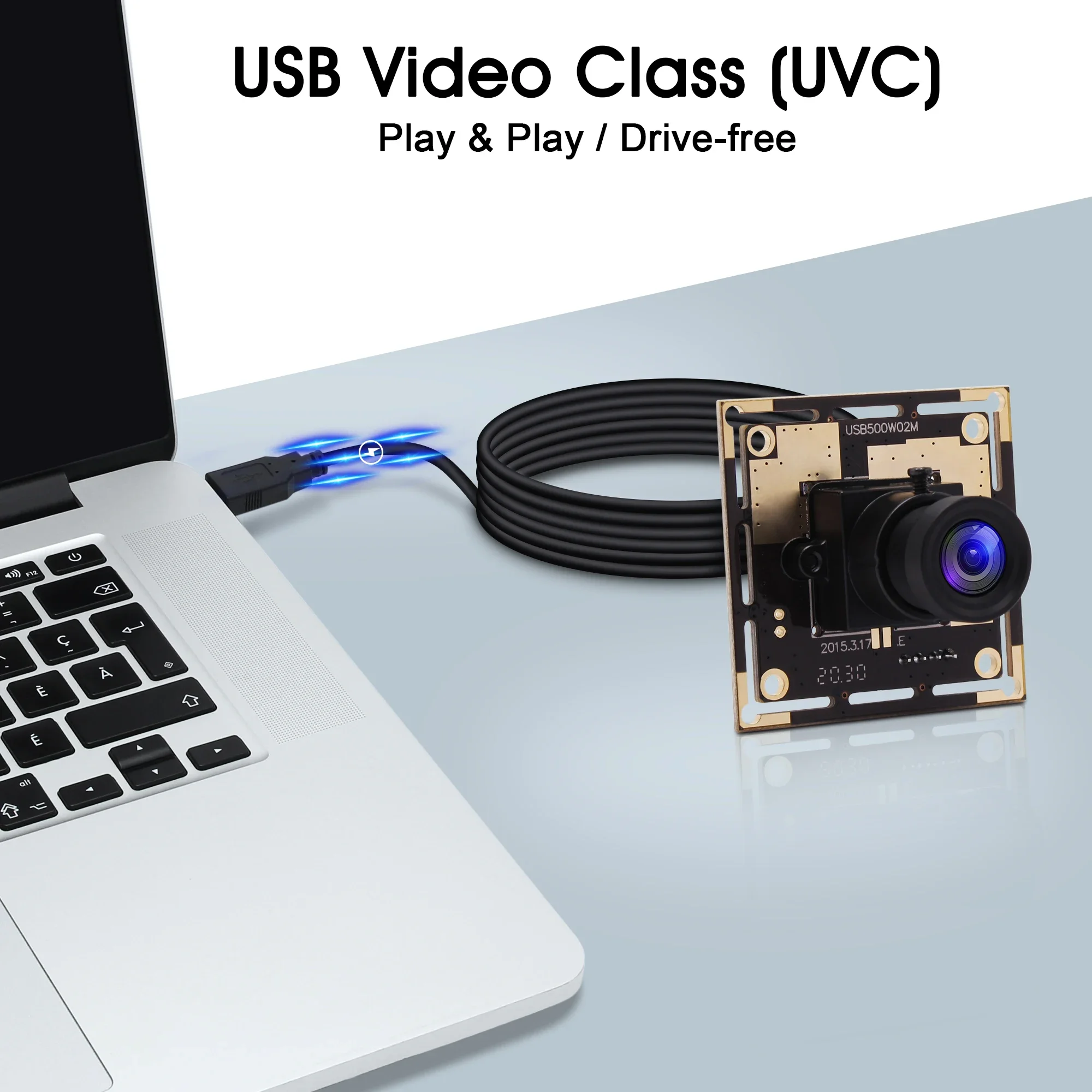 ELP 5MP HD Wide Angle USB Camera Module With 170degree Fisheye Lens CMOS OV5640  Mini Webcam For ATM, Kiosk,Vending Machines 6