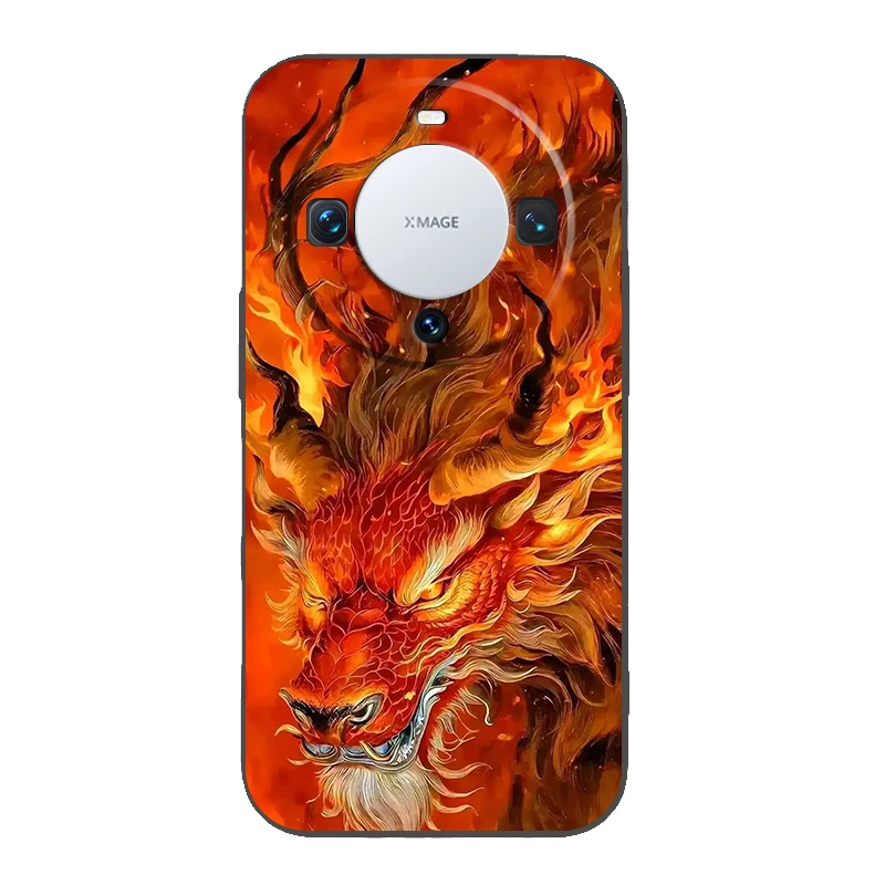 Elegant Chinese Dragon Silicone Phone Case Cover – Premium Design Protective Shell
