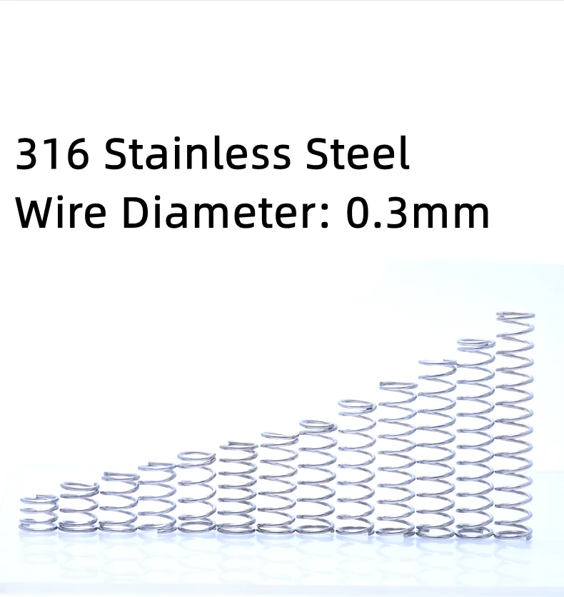 10PCS Marine Grade Antirust 316 Stainless Steel Wire Diameter 0.3mm ...