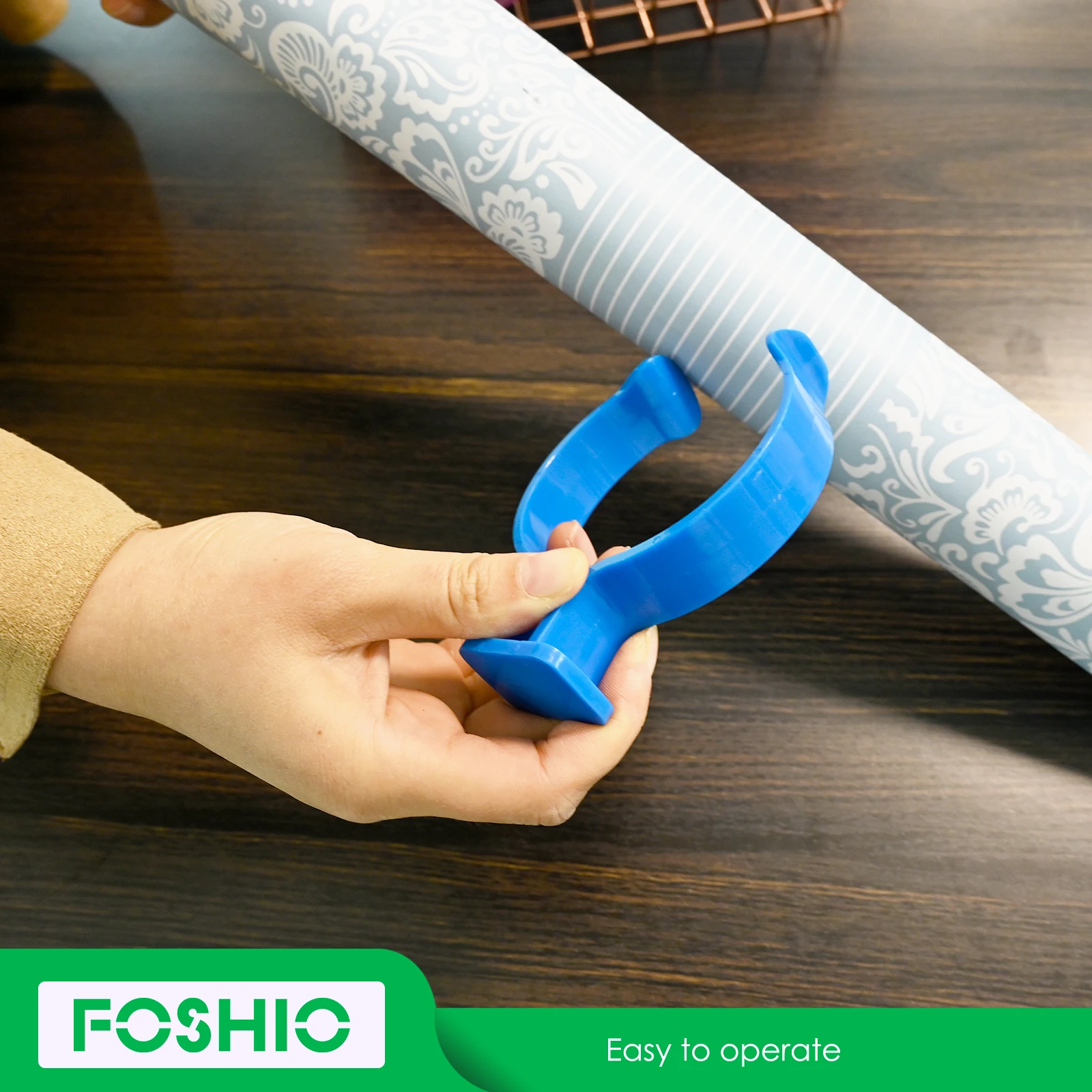 FOSHIO 3pcs/Set Window Film Tints Clip Coil Ring Car Wrap Sticker Foil Vinyl Decals Roll Collecting Loop Fastener Clamp Tools