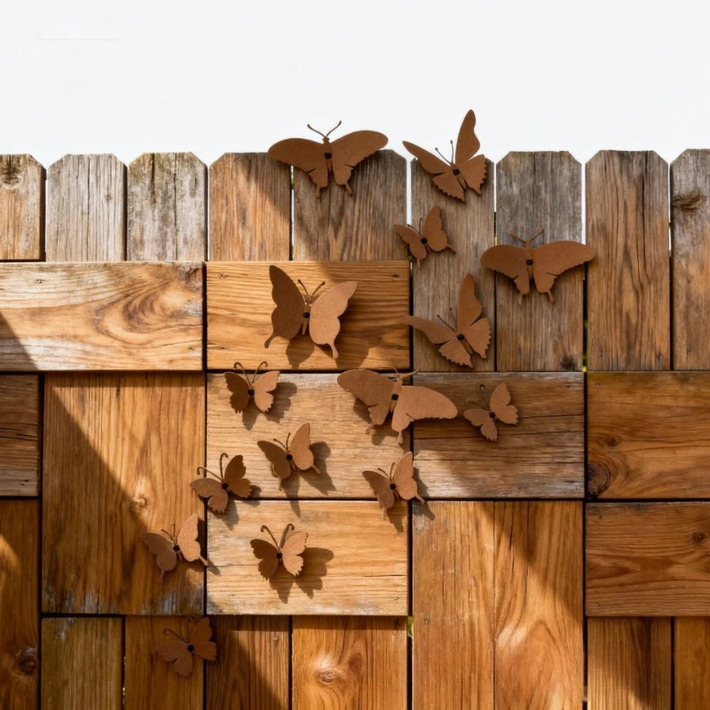 15PCS 3D Metal Butterfly Wall Decor 4