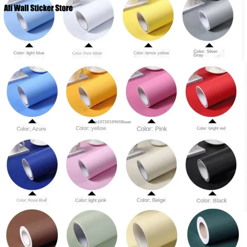 

Thick Solid Self adhesive Wallpaper for Walls In Rolls for Living Room Kitchen Furniture Wall Decorative Vinyl PVC Wall Stickers