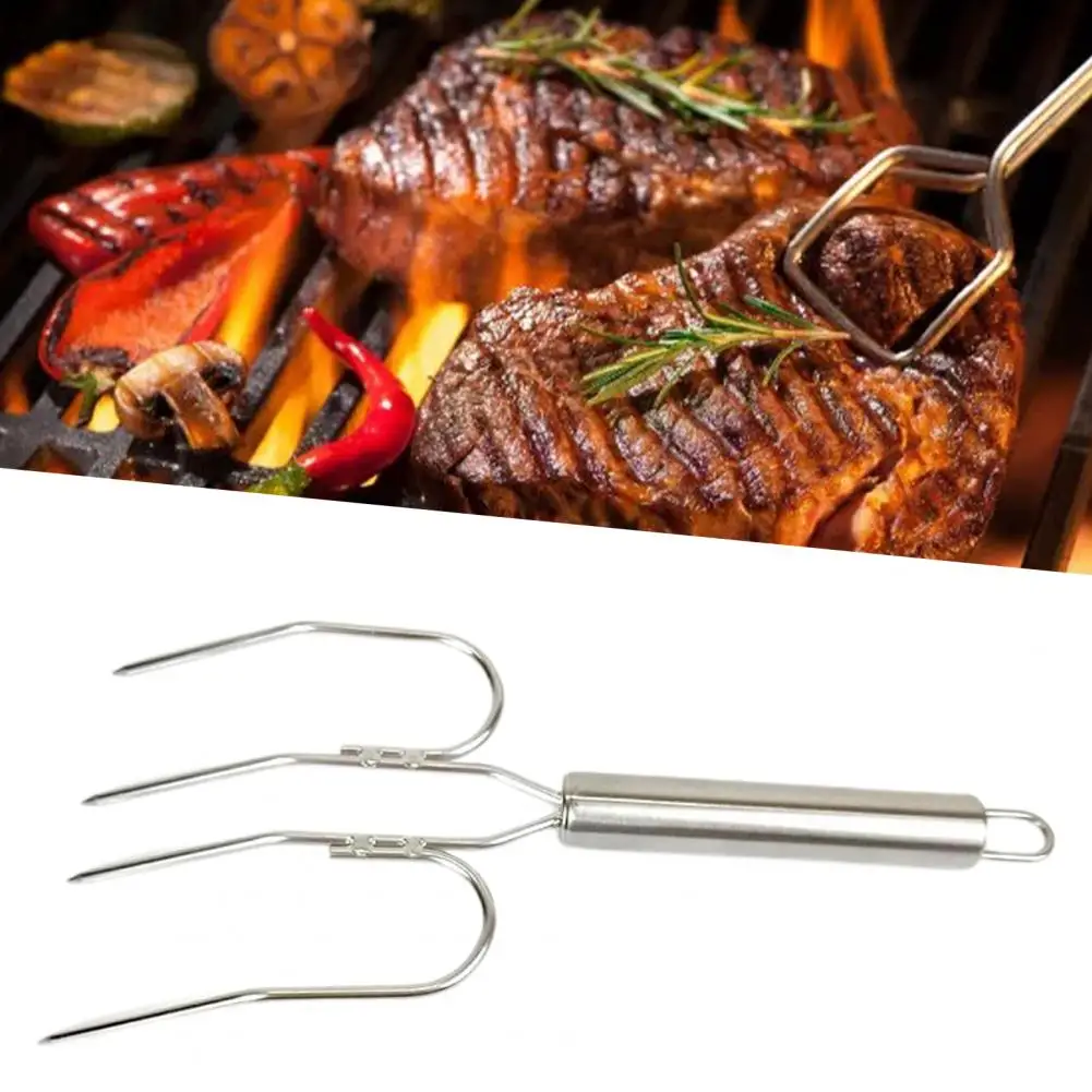 Practical Turkey Claw Fork Effortless Turkey Lifter Claw Sharp Prongs Strong Grip Roast Ham Skewers Lifter Fork