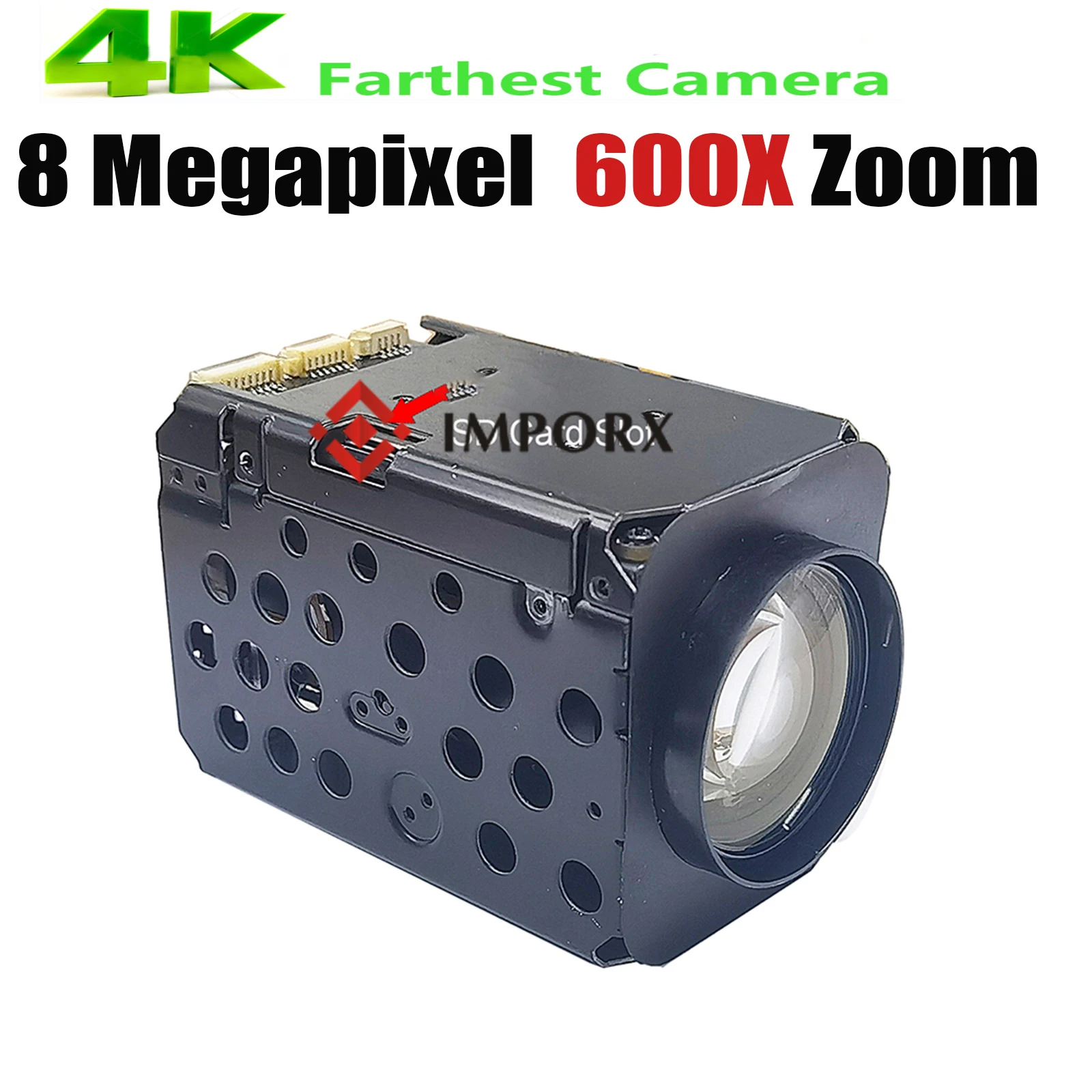 8MP 4K 600X Zoom RTMP IVM4200 P2P ONVIF IMX415 SD 256GB IP Camera Two Way Audio