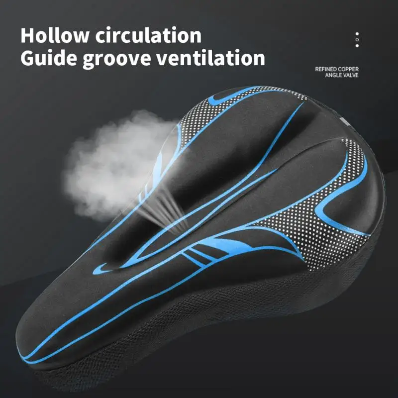 3D GEL Bicycle Saddle Cover Men Women MTB Road Cycle Selle Velo Route Coprisella Bici Asiento Bicicleta Gel Soft Bike Seat Cover bicycle saddle cover bicycle seat cover