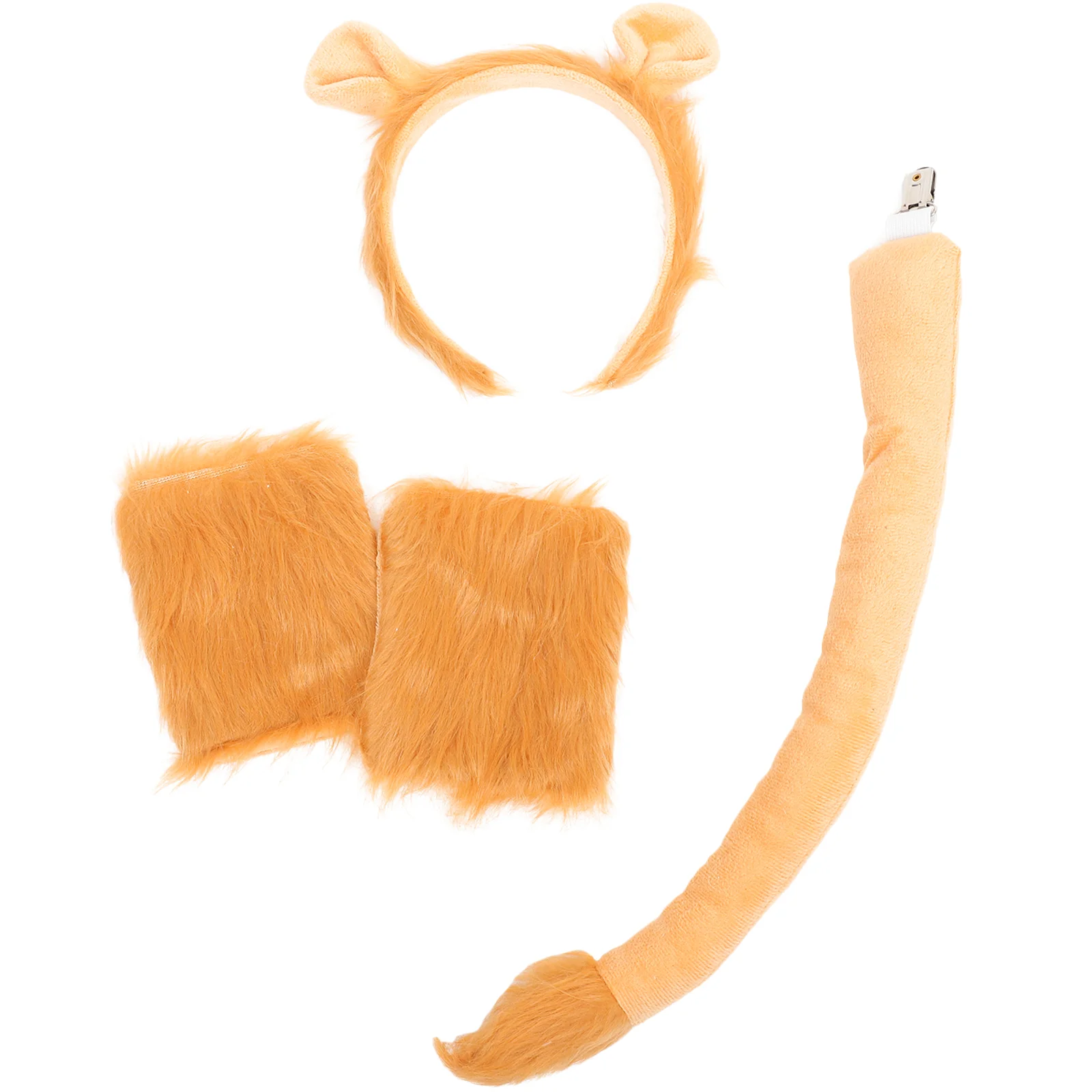 

Lion Tail Animal Ears Headband Girl For Halloween Cosplay Prop Plastic Headdress Headbands