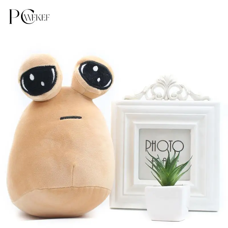 Hot Game My Pet Alien Pou Plush Toy Furdiburb Emotion Alien Plushie Stuffed Animal Pou Doll 22cm