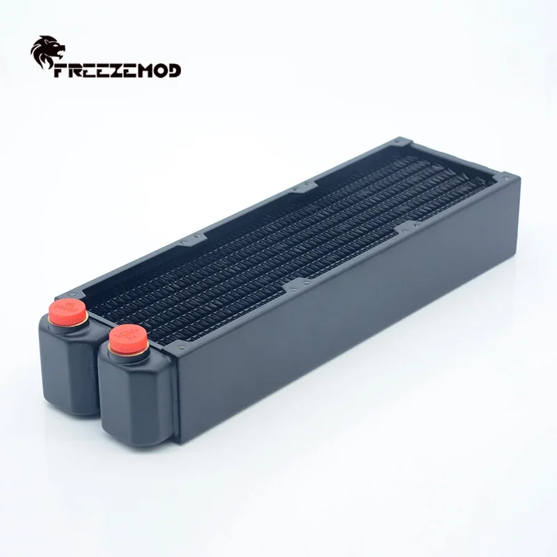 Zemod-radiador de Cobre de Camada Dupla para Computador Water Cooler 80 mm Fans Cobre Fins Tsrp-h240 45 mm - Imagem 2