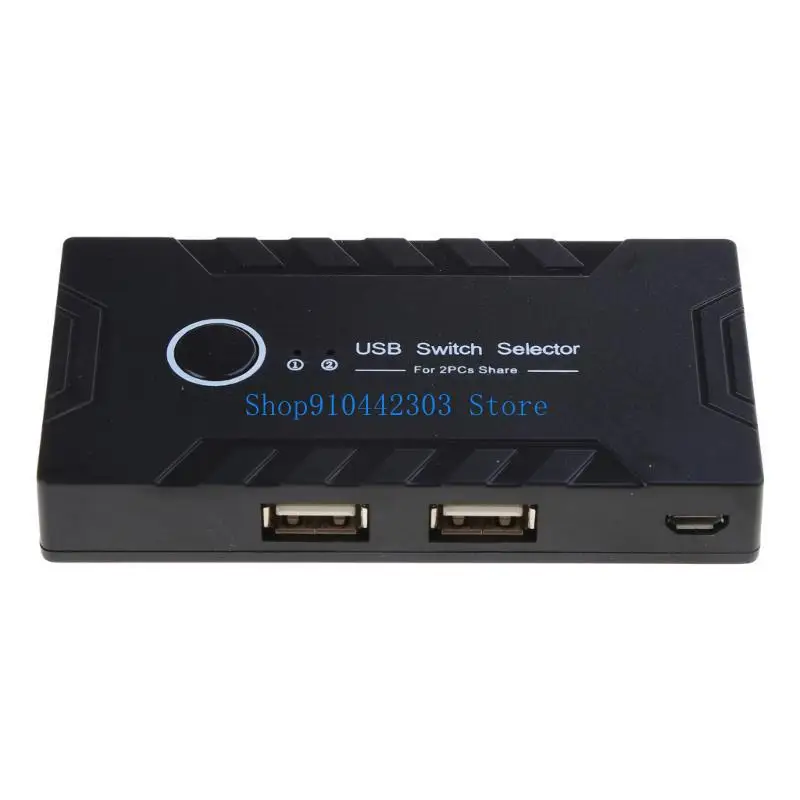 652F USB2.0 스위치 선택기 4 포트 2 컴퓨터 프린터용 스위처 어댑터 허브