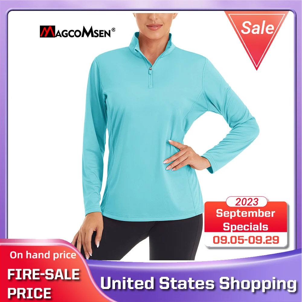 BesserBay Surf shirt voor dames, UPF 50 , ronde hals, lange mouwen, zonbescherming, Rash Guard S-XXL, XL
