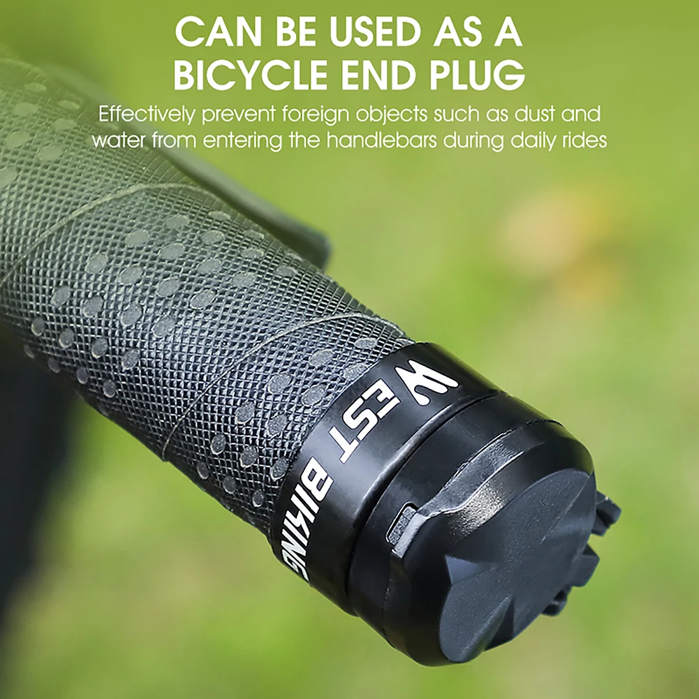 Description Picture 4 of itemWEST BIKING Bicycle Rearview Mirror Handlebar End Mirror Small Convex Cycling Mirror 360 Flexible MTB Road Bike Accessories