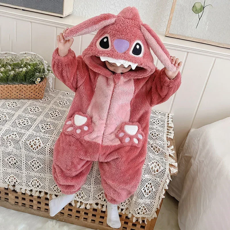 Disney-mono-con-capucha-de-Stitch-para-ni-os-ropa-de-estar-por-casa-de ...