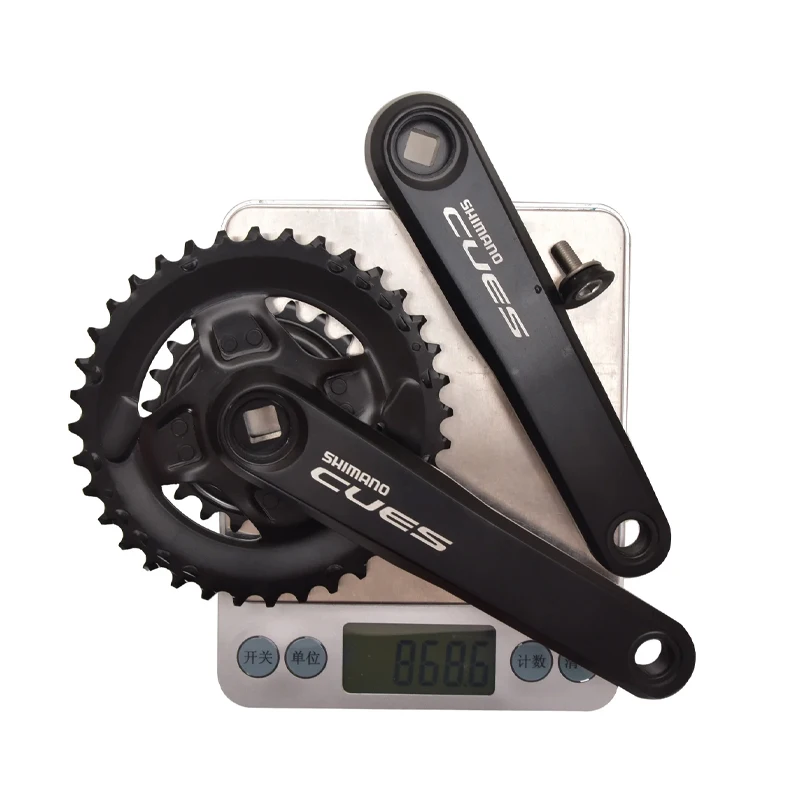 Shimano-マウンテンバイククランクセット,2x1, 10, 9スピード,FC