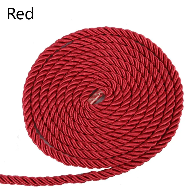 Luxurious 5mm Twisted Satin Rope for Elegant DIY Crafts & Decorative Packaging