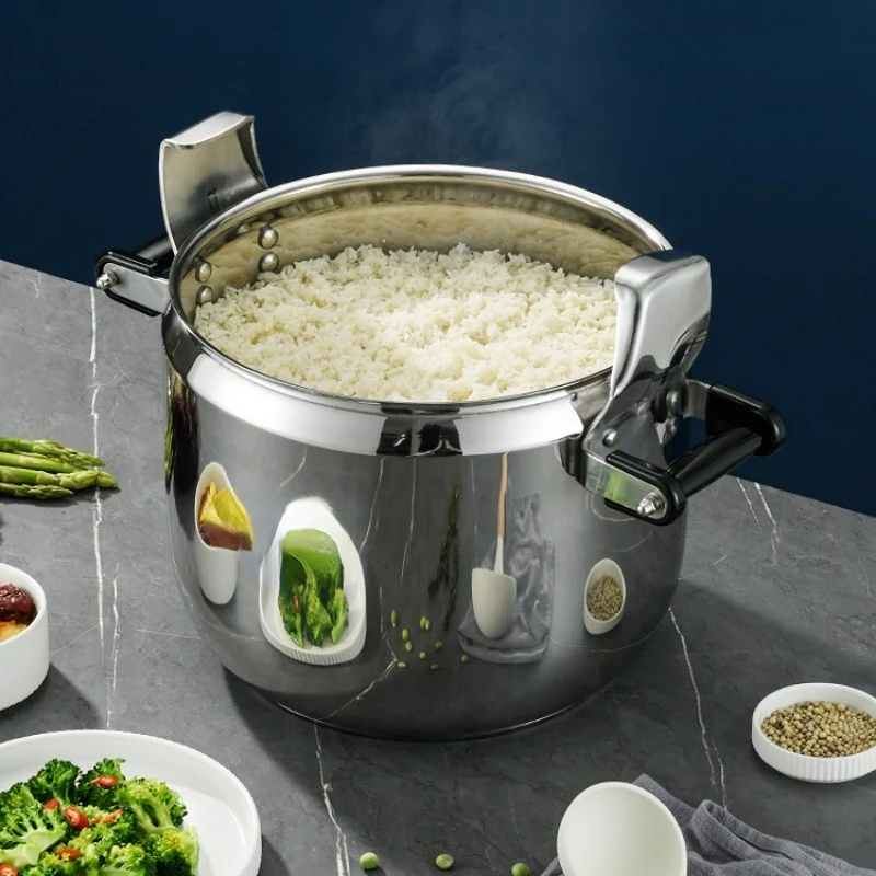 25L Commercial Electric Pressure Cooker Large Capacity Mechanical Double  Tube Extra Large 17L/21L/25L High Pressure Rice Cooker - AliExpress