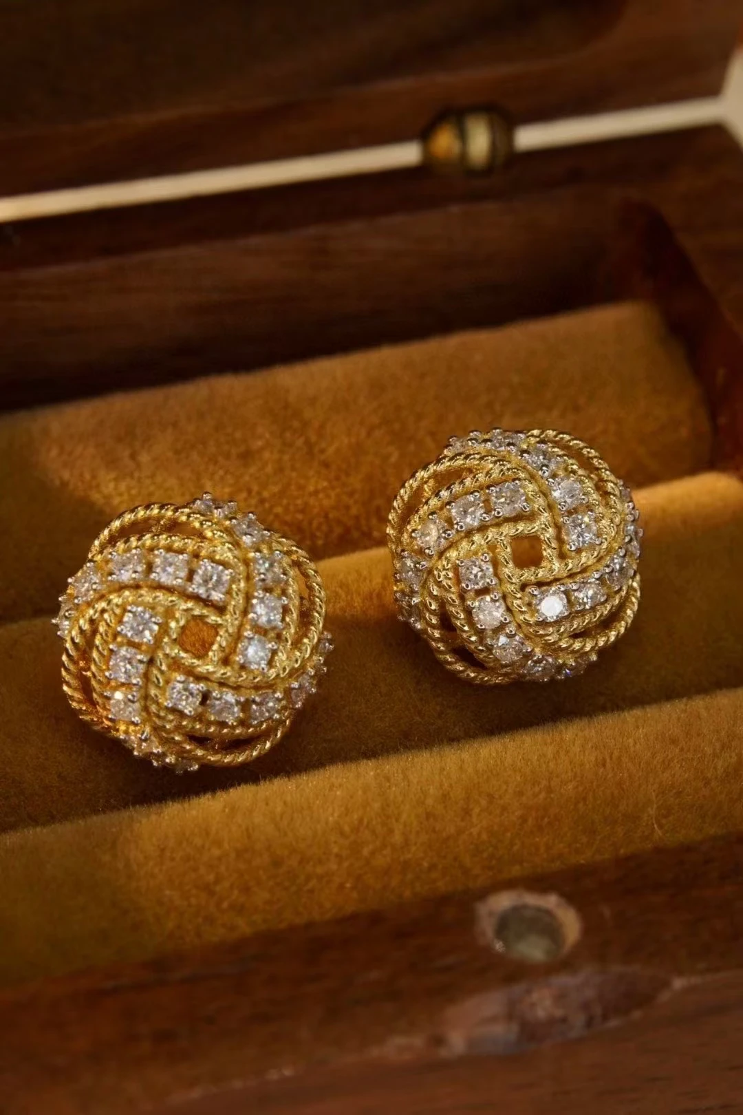 

Винтажные серьги XCL с бриллиантами 18K, Изящные Ювелирные изделия для женщин, ежедневная одежда