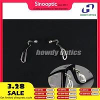 10pairs Stainless Steel Eyeglasses Nose Pads Arm Holder For TanSuTungsten Steel Glasses Frame Plug Bayonet Glasses Accessories 1