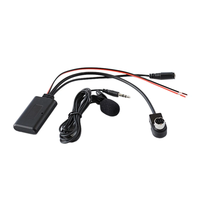 

2X Car Bluetooth AUX Adapter Wireless Audio Phone Call Handsfree Microphone For Alpine KCA-121B AI-NET CDA-9857 CDA-9886