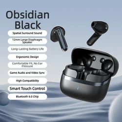 Spigen Wireless Bluetooth Earphones with Stereo Sound and Extended Battery Life (Black)