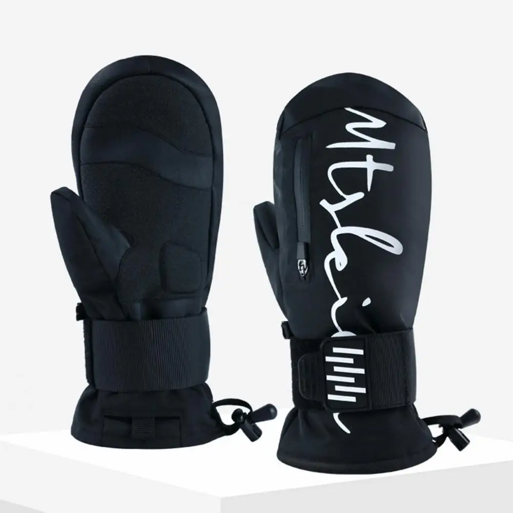 Waterproof Snowboarding Gloves Winter Ski Gloves with Built-in Wrist Guards for Snowboarding Cycling Waterproof Warm Eva Shock 6