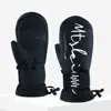 Waterproof Snowboarding Gloves Winter Ski Gloves with Built-in Wrist Guards for Snowboarding Cycling Waterproof Warm Eva Shock 6