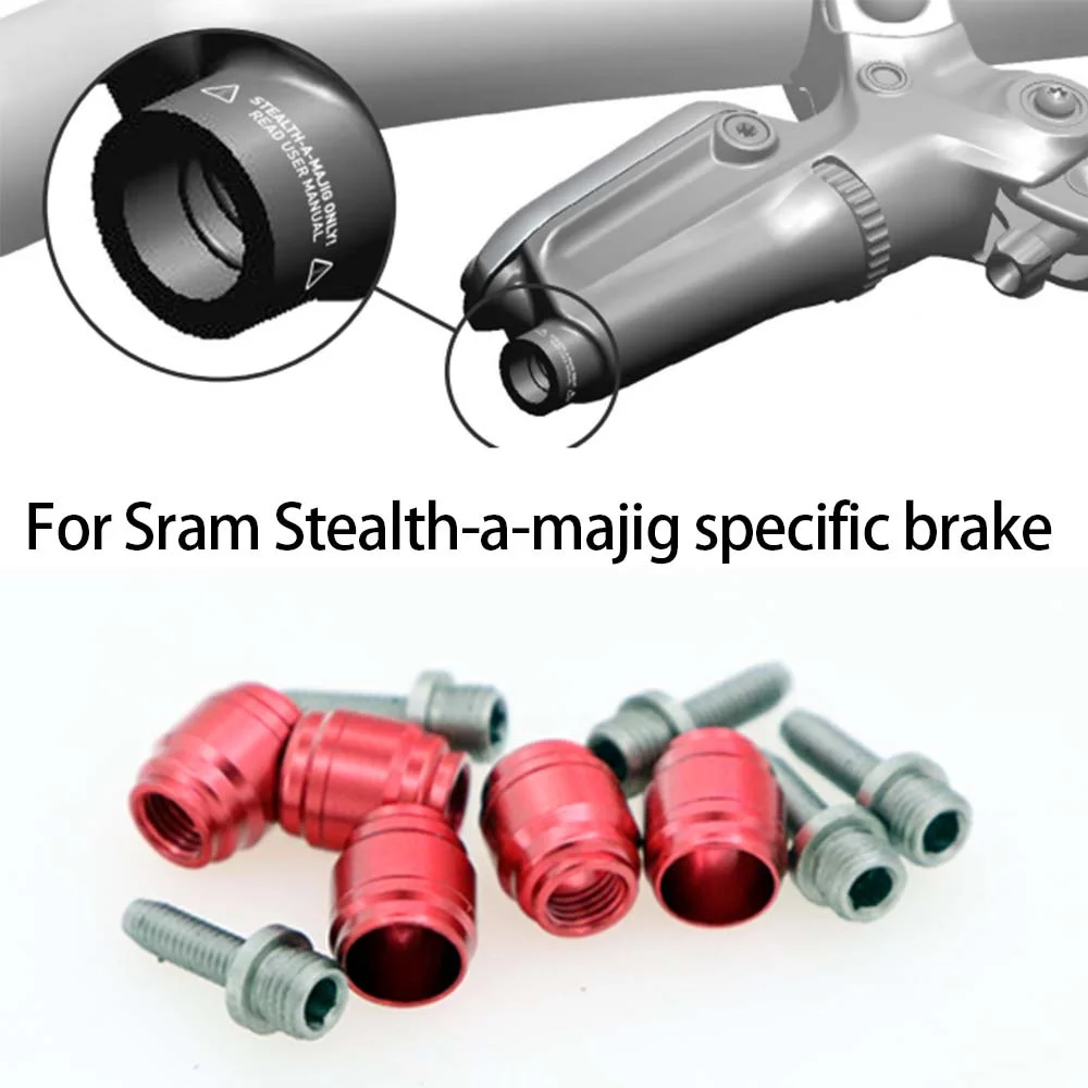 2 SET Bike Hydraulic Disc Brake Oil Needle Olive Head Suit Replacement Olive Head Oil Needle for SRAM Stealth-a-majig