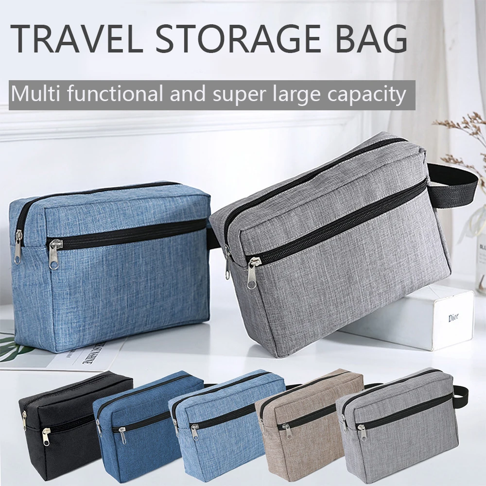 Large Waterproof Portable Toiletries and Cosmetics Bag