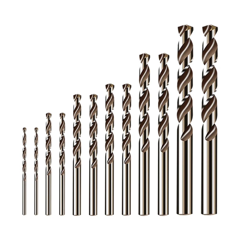 

12 Pcs Micro HSS M35 Twists Drill Bits Straight Shank Auger Bits For Electrical Drill Optional 1 1.5 2 2.5 2.8 3 3.2 3.5mm