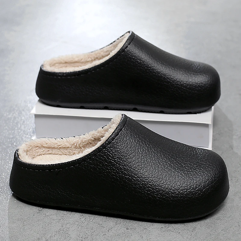 Warm Winter Home Cotton Shoes Cozy Indoor Slippers for Women and Men Soft Comfortable House Shoes with Non-Slip Sole
