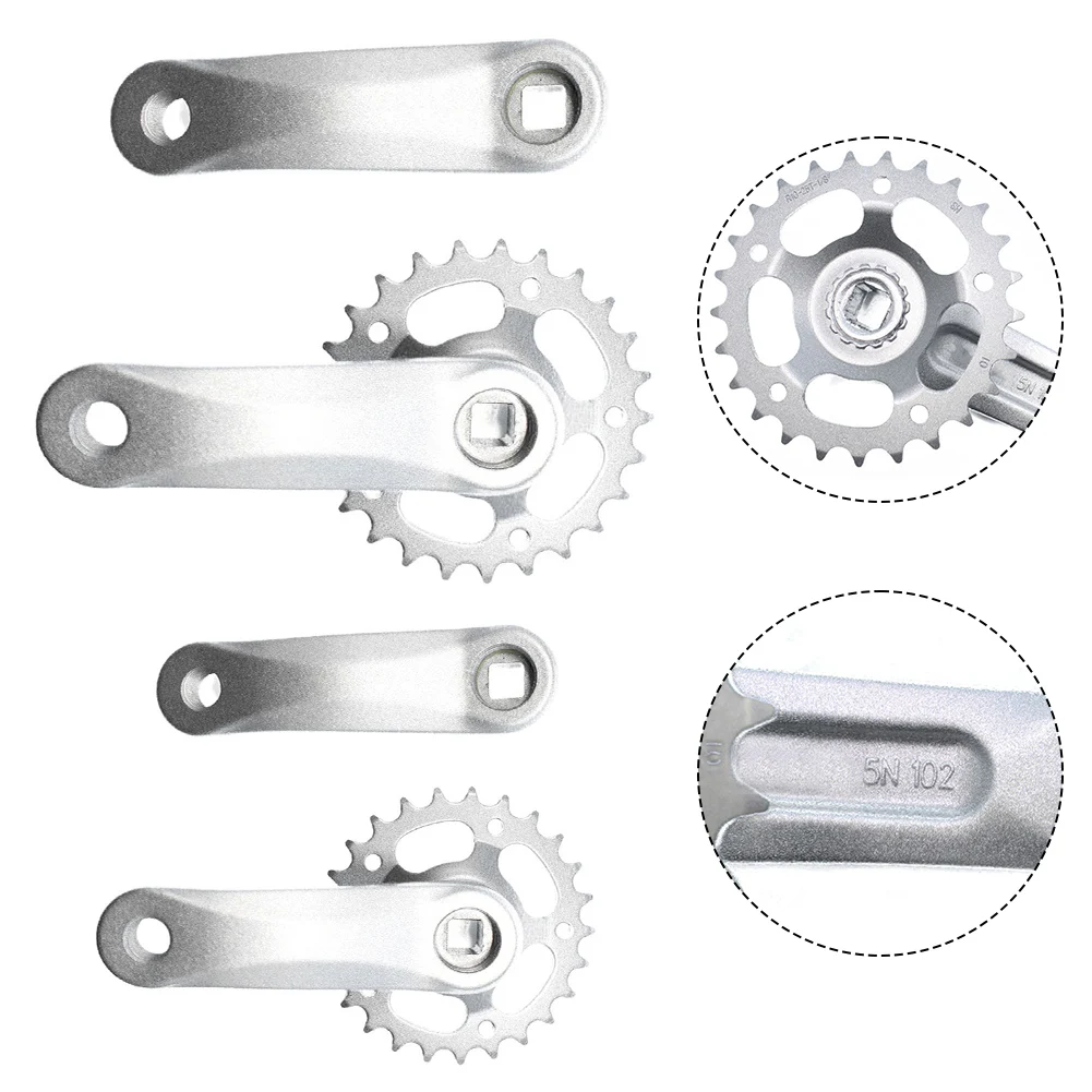 Manivelle Alliage Aluminium Bras De Manivelle Vélo BOROCO 170mm