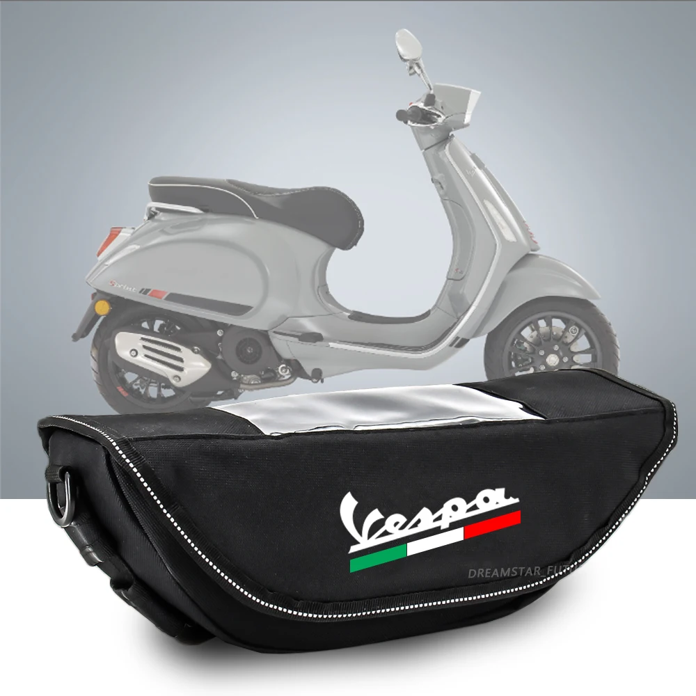FOR Vespa Motorcycle 2023 new Waterproof motorcycle handlebar travel navigation bag
