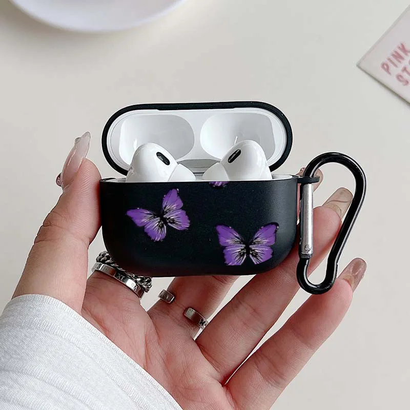 Colorful Butterfly Printed AirPods Case Cover