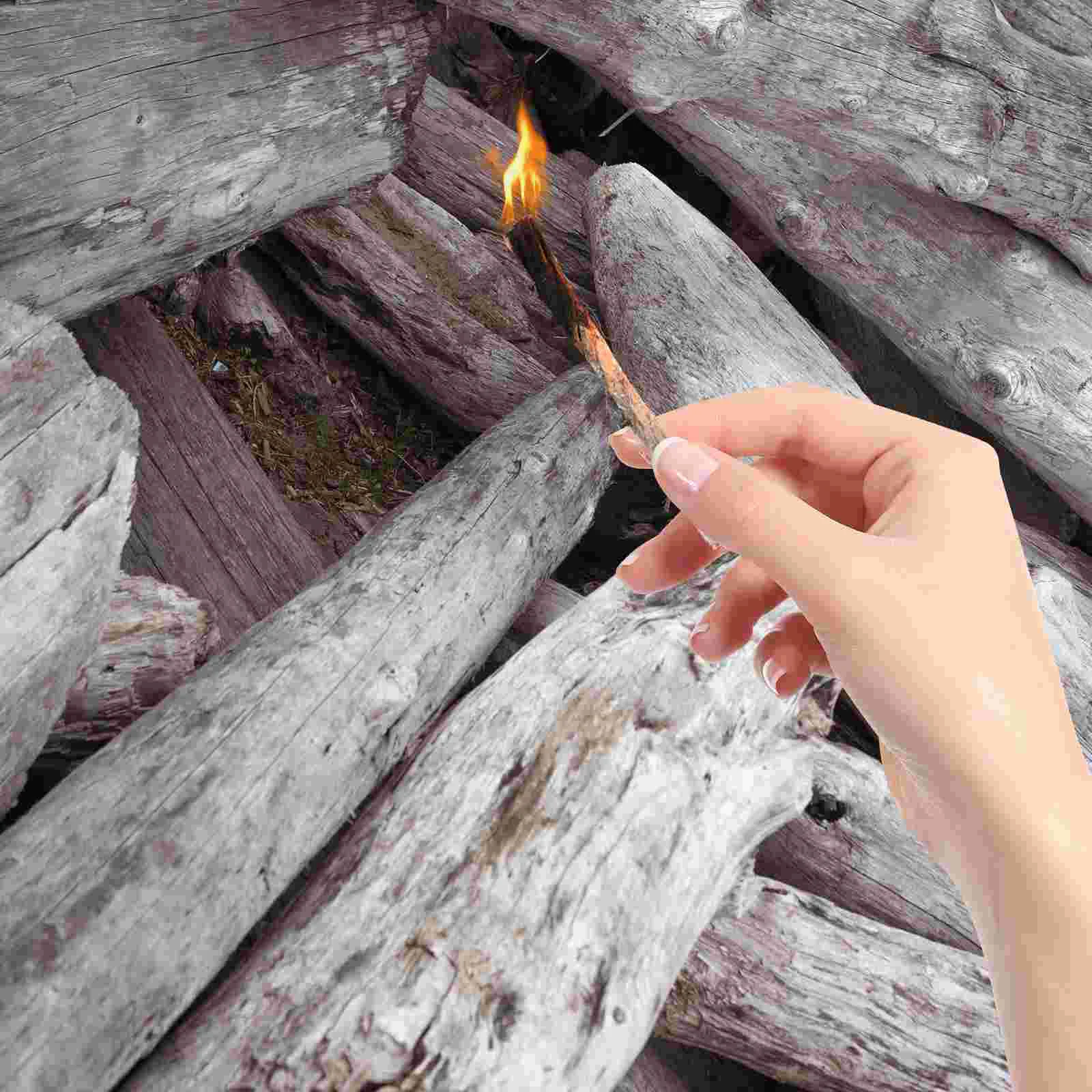 

10pcs Outdoor Fire Lighters Ropes Camping Ignite Ropes Portable Ropes Portable Fire Starter Ropes