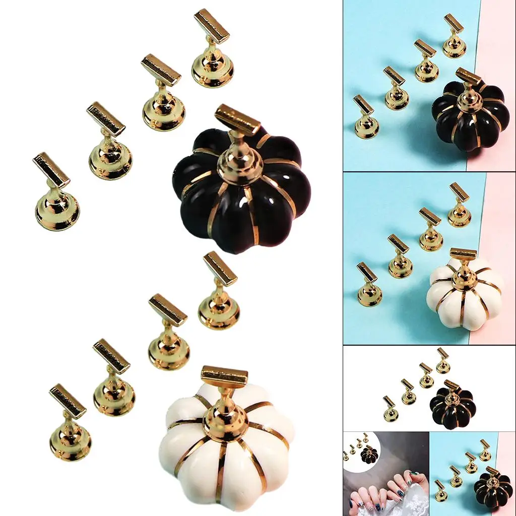 Pumpkin Nail Art Holder Magnetic Nail Tip Holders Nail Mount Showing Shelf Nail