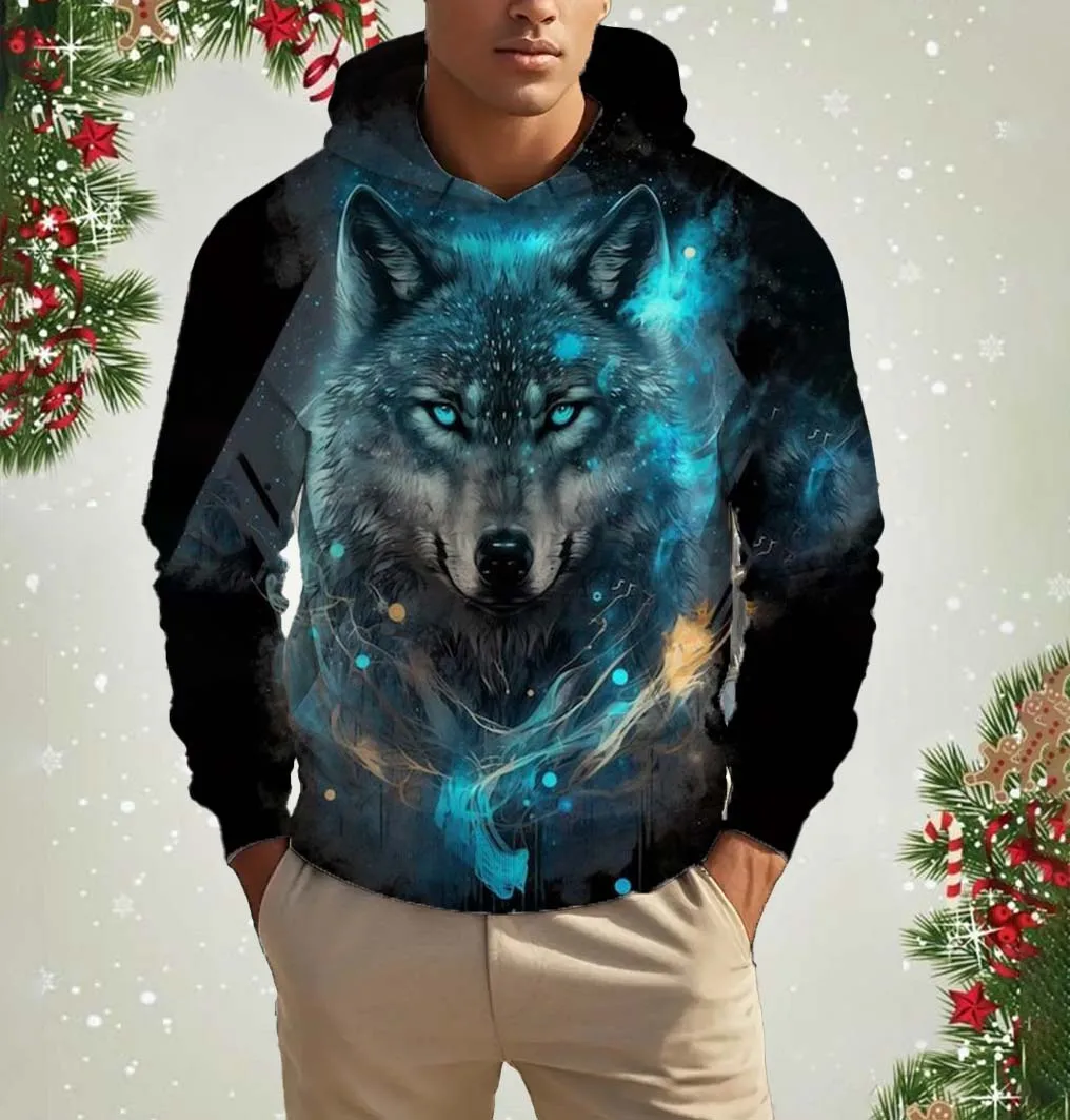 Sweat homme 3d Loutre pour l'hiver